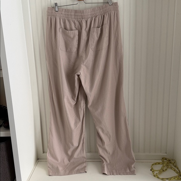 Torrid Pull-On Wide Leg Stretch Linen High-Rise Pant NWT - Picture 6 of 7